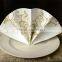 Dinner Napkins GOLD and WHITE Like Cloth Disposable Paper napkins (60ct)