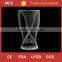 New double wall mermaid fish shaped wine glass cup