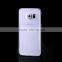 With smooth touch feeling transparent epoxy gel PC case for Samsung for Samsung S6 edge