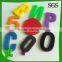 2016 Yellow hook and loop Letter stickers