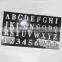 Factory Direct Sale OEM Plastic Letter Stencil Ruler in Stock