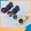 Hot Universal Clip Camera 3 in 1 Mobile Phone Lens Fish Eye + Macro + Wide Angle for iphone 6 5 5s Samsung s5 and all Cell Phone