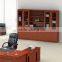 Simple modern wooden library wall bookcase