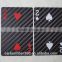 China factory 54 pcs per set carbon fiber poker, carbon fiber playing cards