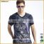 2016 high quality quick dry anti shrink anti pilling breathable skin tight fitness cool max Men's tee shirt