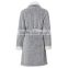Wholesale 100% Polyester Heather Grey Winter Warm Mens Coral Fleece Sleep Robe