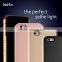 Selfie led lights up cell phone case for iphone 6 and plus with 8 pin ios cable charging battery for customerzied logo
