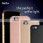Selfie light up phone case for iphone 6 with ios charging customerzied logo