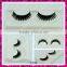 Private label beautiful looking strip synthetic hair false eyelashes manufacturer Shandong