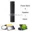 3 in 1 Mini Tube powerjam 4000mAh Charger Portable Speaker smart phone stand External Power Bank powerbank For iPhone/Samsung