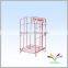 New design modern floor standing black metal display rack for newspaper
