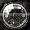 "Hot sale" 7 inch led auto headlight 55w high low led headlamp with halo angle eye for used car Jee-p Wrangler TJ Jk harley