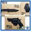 Fancy cool paper notebooks/black page notebook/gun fire systems notebook