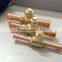 HBV mini brass ball valve