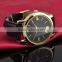 2016 Brand New Black Leather Blank Watch