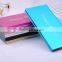 Big capacity Credit card size portble smart 20000mah power bank USB external charge cell