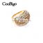 Fashion Jewelry Zinc Alloy Rhinestone Ring Ladies Wedding Engagement Party Show Gift Dresses Apparel Promotion Accessories