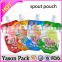 Yason ziplock spout pouch zipper doypack bags made in china /water spout pouch bag