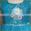 2016 new cotton skirt frozen snow queen Aisha glitter princess dress children birthday suit