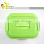 PP plastic rectangular green storage box