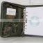 China manufacture military camouflage organizer, Customer own design made fabric organizer, with 6 rings/4-6 cards slots/zipper