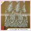 HC-5868-1 Hechun Wedding Dresses Floral Beaded White Organza Bridal Lace Fabric