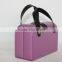 Beautiful Leather Flower Cover Hanging Cosmetic Jewelry Bag
