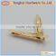 TH Light gold vintage zinc alloy letter v bag accessories for tote bag
