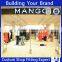 Bag Retail Stores Slatwall Decorative Wood Wall Display Shelves