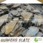 split surface finishing and erosion resistance antacid rusty irregular random slate stone tiles flooring