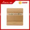 China fashion design BIHU golden color panel 2 gang electrical wall switch prices