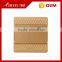 China fashion design BIHU golden color panel 2 gang electrical wall switch prices