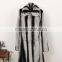 Winter Warm Thicken Real Rex Rabbit fur Chinchilla Fur Coat Long Women Coat