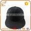 wholesale promotion black blank cordouroy flat brim 5 panel snapback cap/hat