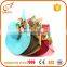 Newest style beautiful pink flower decorate color mexican stage straw hats                        
                                                                                Supplier's Choice