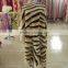 China Direct Factory 100% Polyester leopard skin printed soft blanket