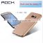 Original ROCK Back Case for Samsung S7 edge Soft PU Leather Rubber Cover Touch Series Leather back case for S7