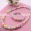 >>2016 New Nice Gift for Children Baby Girl Kids Candy Color Jewelry Set Fashion Beaded Necklace Bracelet&