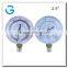 High Quality Steel Case Brass Internal Refrigeration Freon Gas Gauge