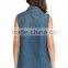 new designer sleeveless denim women vest JXF032