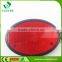 Round shape 3 led mini reflective plastic flashlight keychain