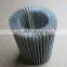Industrial stainless steel hydraulic oil filter element