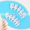 Wholesale french artificial nail art tips classic full cover 12pcs manicure fake nail tips