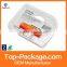 2016 good quality hard plastic packaging box/clamshell blister packaging