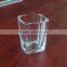 60ml small square replacement glass candle holder