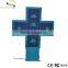 LED Pharmacy Display Signs Cross