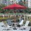 High quality outdoor sofa with waterproof umbrella