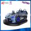 2016 crazy sale amusement 2seats bumper car with music and laser fighting mode for playground