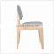 Bentwood Dining Chair With Linen Back Support & Seat
