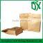 Box bottom side gusset 500g paper material coffee bag with valve and zipper